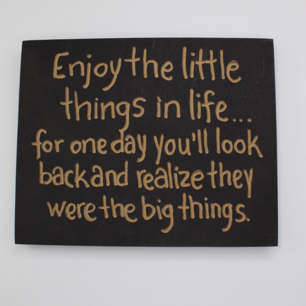 Vintage Style Wall Decor Positivity & Thankfulness